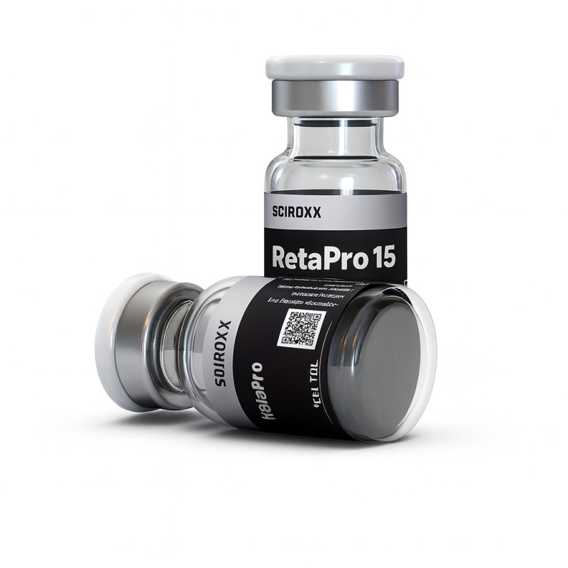 Sciroxx RetaPro Retatrutide 15mg peptide vial
